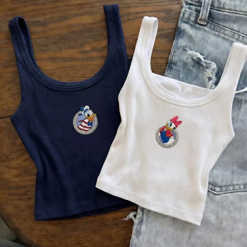 Disney Cruise Squad Tank Top, Mickey and Friends Cruise Tee, Disney Cruise Trip Crop Top, Disney ... | Etsy (Global)