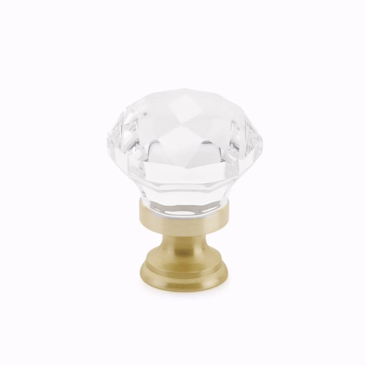 Emtek Diamond Glass Cabinet Knob 1 -1/4" | Perigold | Perigold