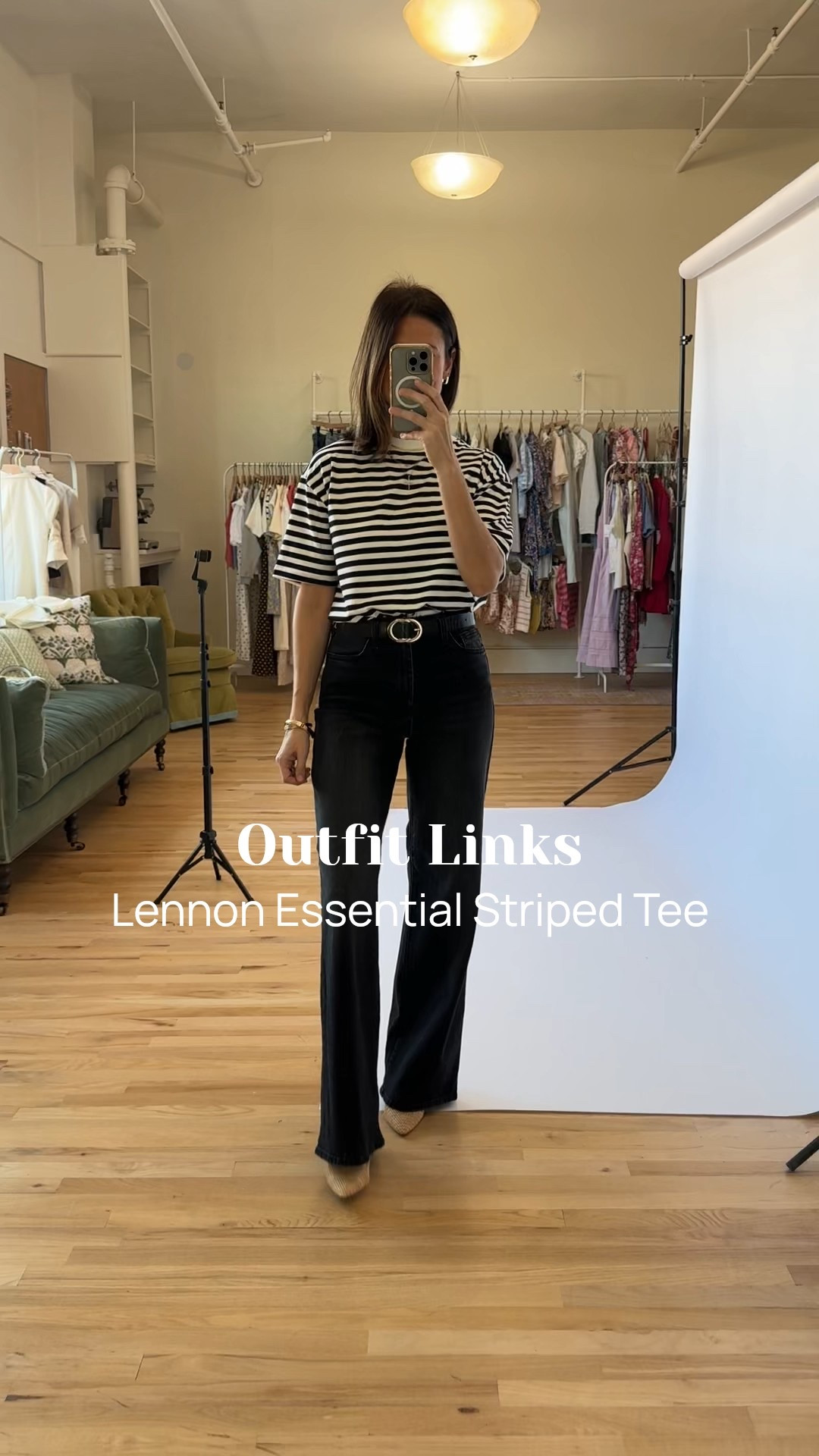 ✨ Our Lennon Essential Striped Tee styled with black denim ✨ shop at shopteddyrose.com

#LTKootd #LTKgrwm #LTKmomlife