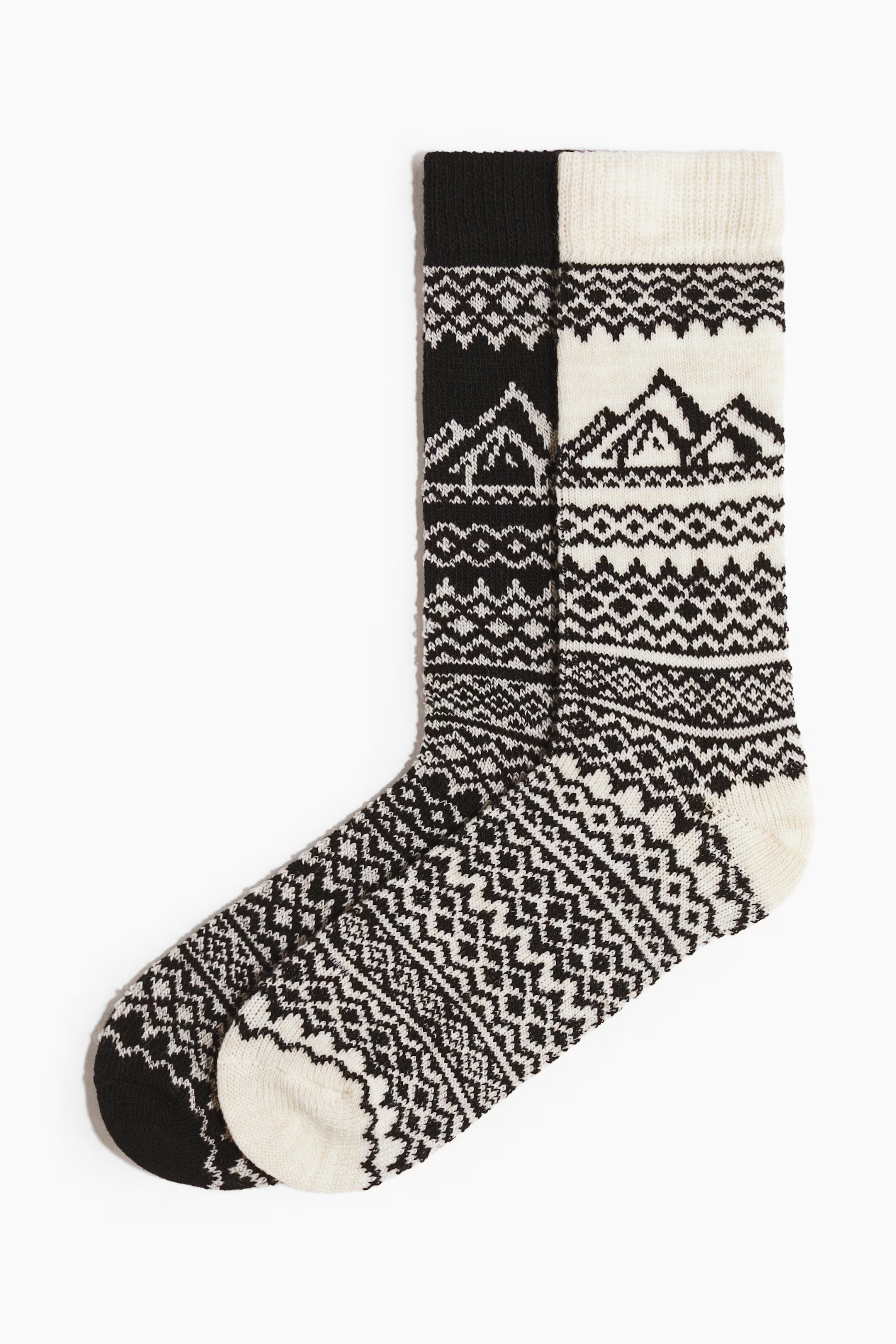 2-pack wool-blend socks | H&M (US + CA)