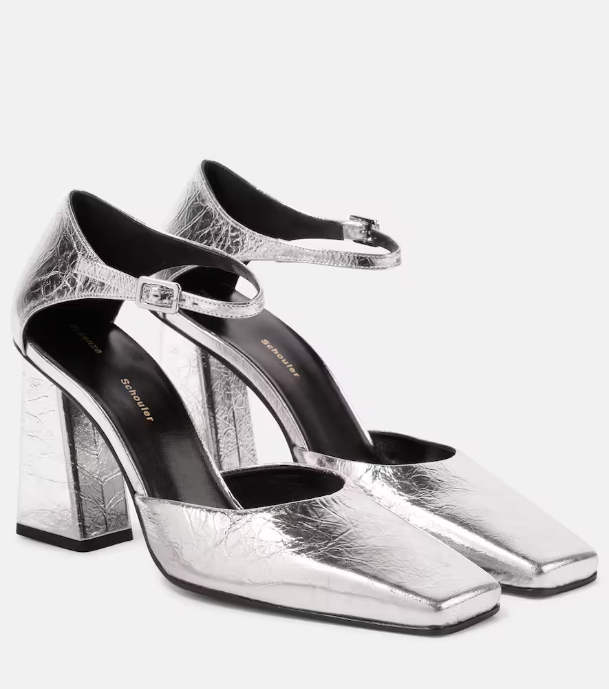 Proenza Schouler Quad metallic leather pumps | Mytheresa (US/CA)