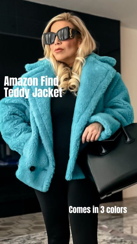 Winter Outfit 
Amazon Faux Fur Moto Jacket Find! Comes in 3 colors, but this blue is sold out. Wearing a M
Black Long Sleeve Mock Neck Jumpsuit - wearing a s
Chanel Combat Boots Dupes! SO PRETTY

#LTKstyletip #LTKfindsunder100 #LTKfindsunder50