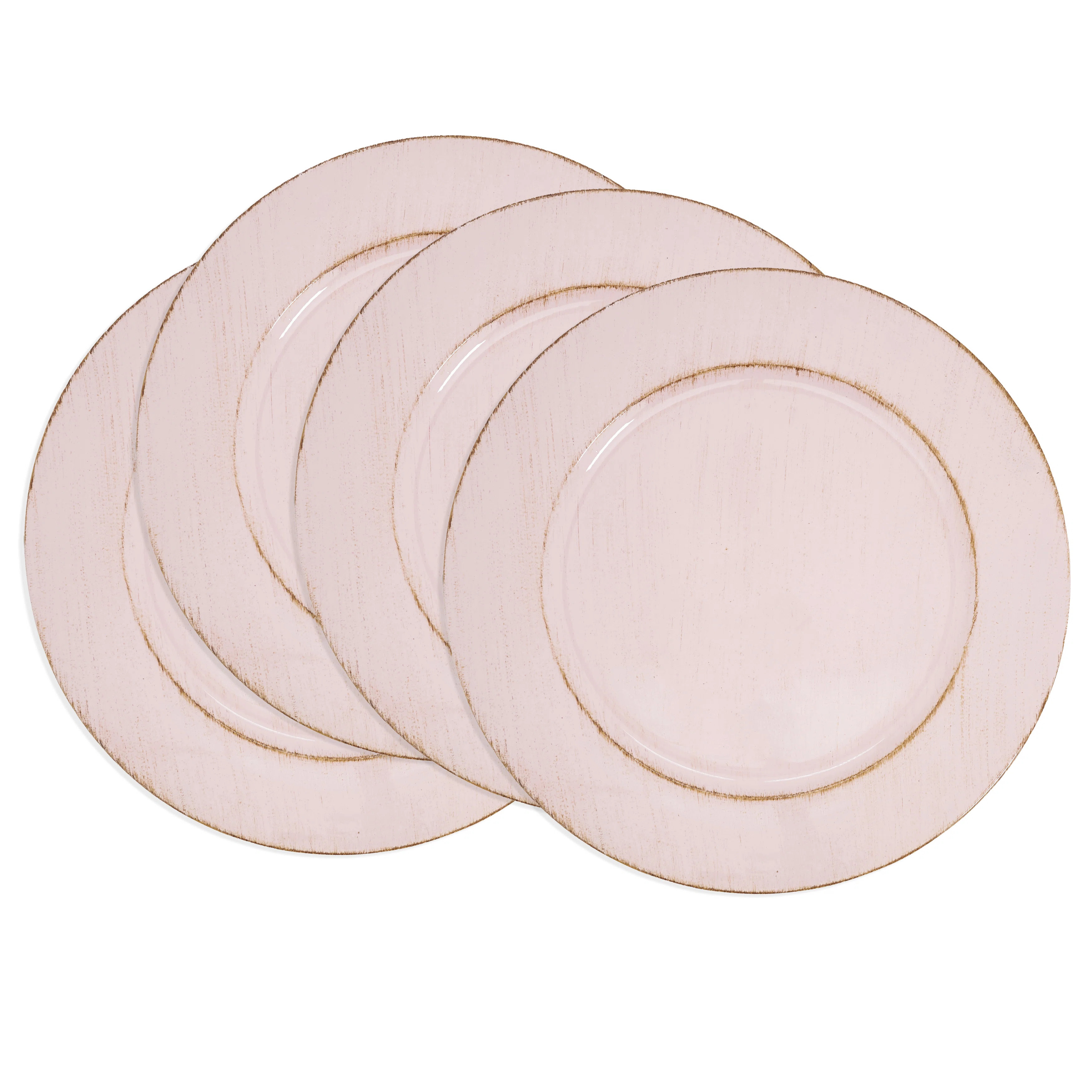 Vintage-Inspired Distressed Charger Plate (Set of 4) | Wayfair | Wayfair North America