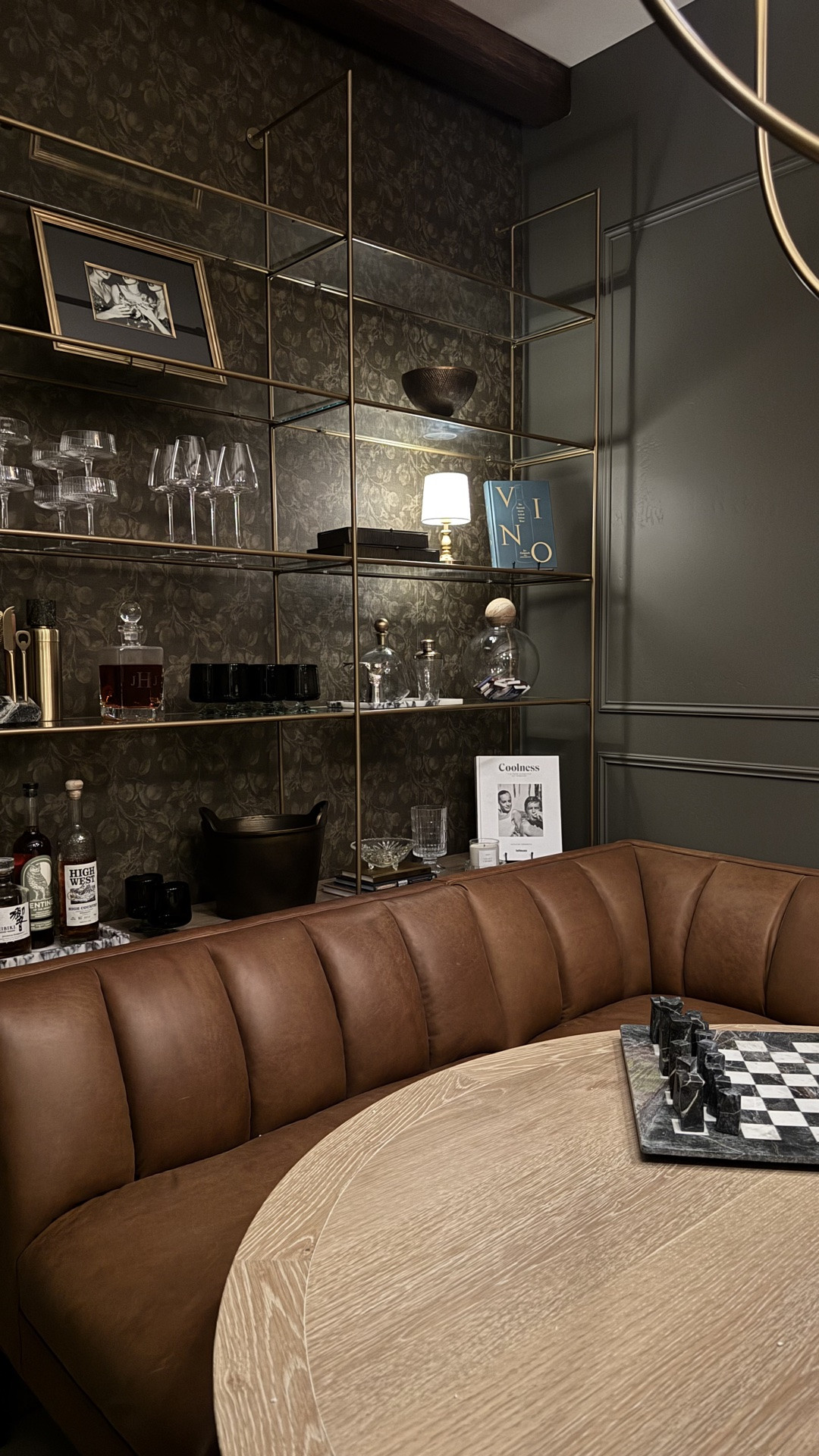 Welcome to The Parlor — our little escape tucked inside home.

Designed as a place to unwind over a cocktail, challenge each other to a game of chess, and enjoy the kind of moments that deserve a little extra atmosphere. On top of some of my favorite collected pieces this space features a new extension of our Gates Banquette, the Saige Round Chandelier, and a curated mix of new barware and decorative accents from @arhaus .

A cozy corner made for slowing down and making everyday rituals feel special. 

Comment SHOP and I’ll send you a direct link to your DMs 🫶🏼

#ArhausPartner #DiningNook #InteriorDesign #HomeDesign #Arhaus

#LTKHome