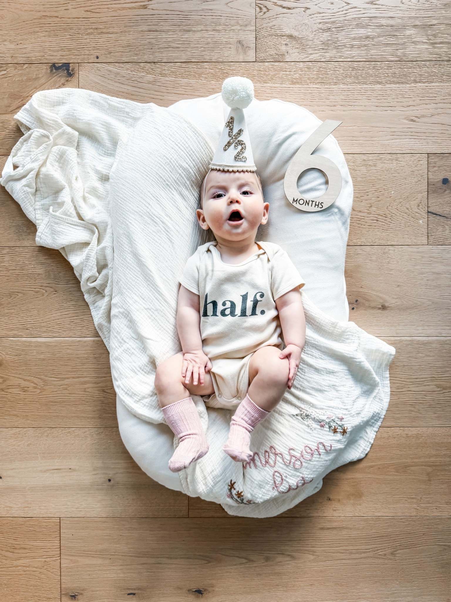 My baby is six months old 😭 the little hat I got her for her monthly photo shoot is so cute!

#LTKmomlife #LTKBaby