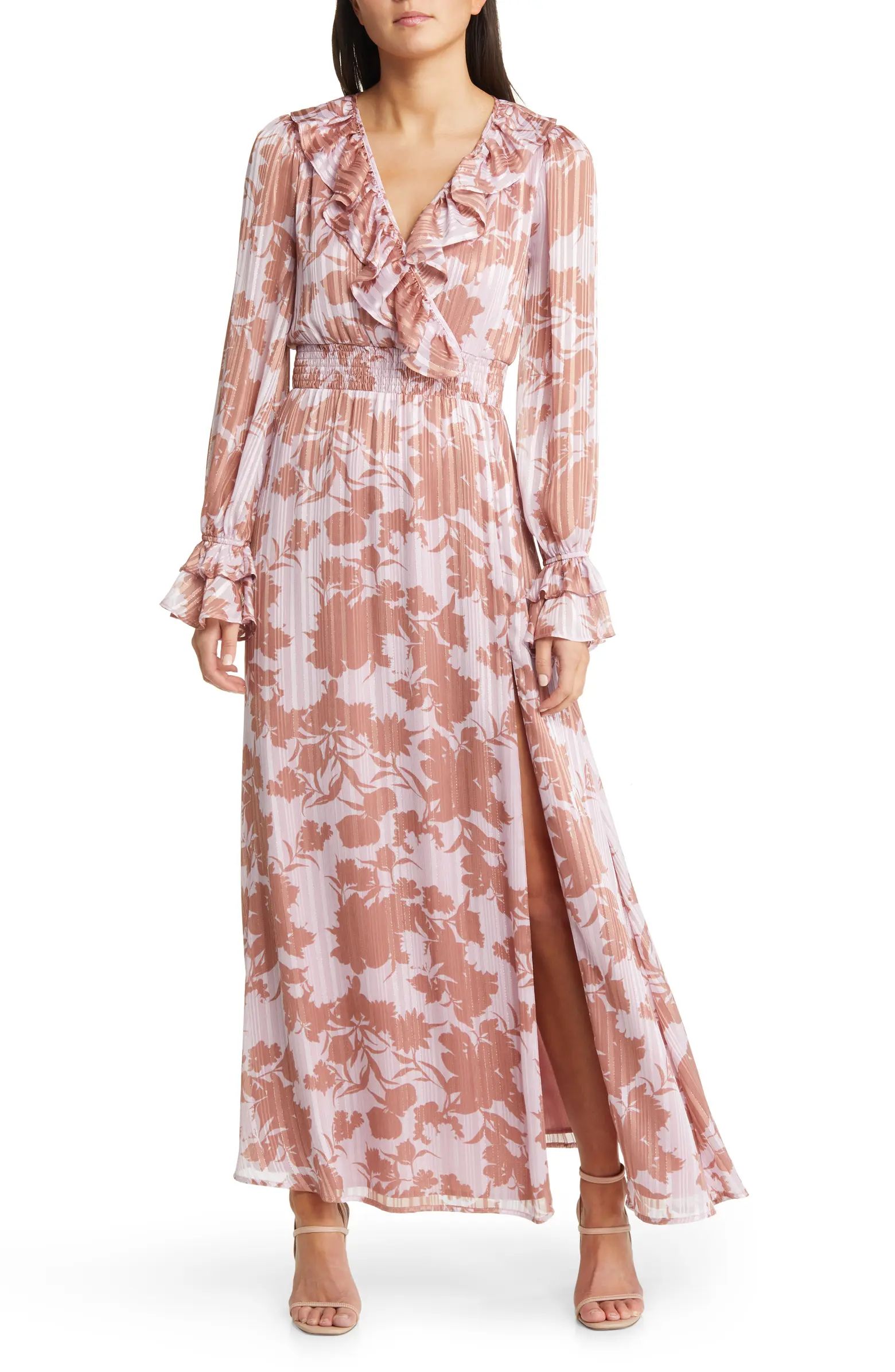 Exquisite Attention Floral Long Sleeve Maxi Dress | Nordstrom
