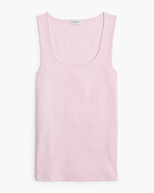 Ribbed scoopneck tank top | J.Crew Factory