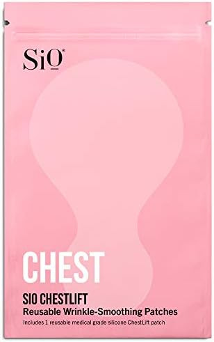 Sio Beauty SkinPad Silicone Chest Anti-Wrinkle Patches (2 Weeks Supply) - Reusable Overnight Smoo... | Amazon (US)