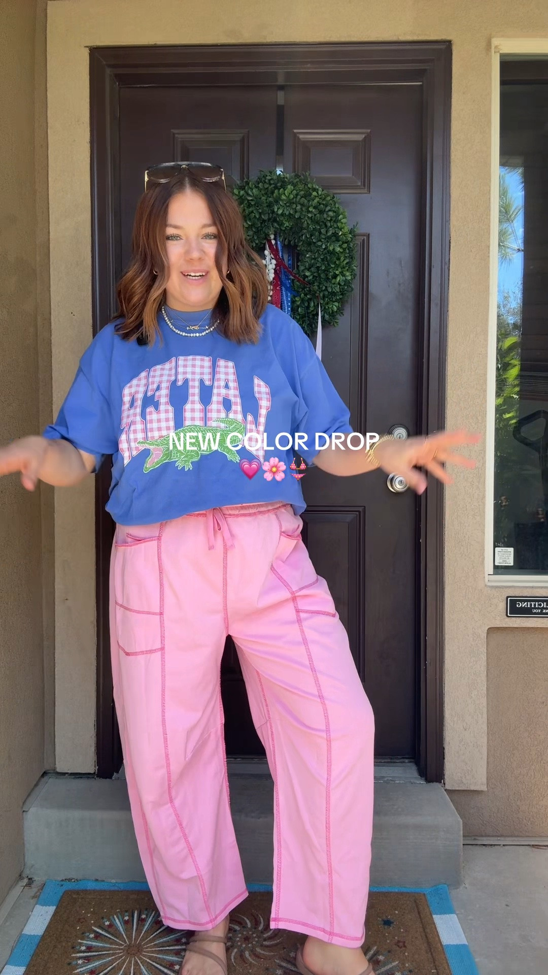 THE PINK!! So many cute colors. I’m wearing XL

#LTKootd #LTKMidsize