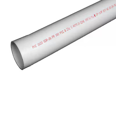 Charlotte Pipe 1-1/4-in x 10-ft 160 Psi Sdr 26 White Sdr 26 PVC Pipe Lowes.com | Lowe's