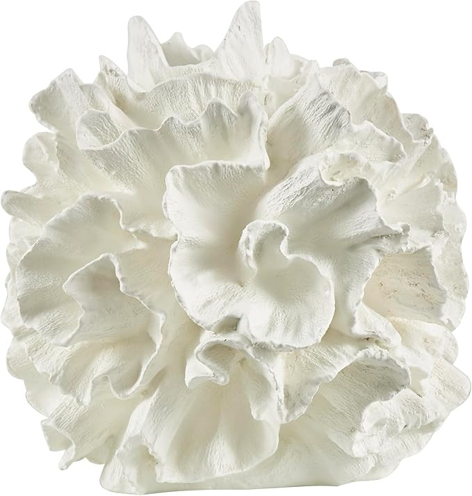 Deco 79 Resin Coral Decorative Sculpture Textured Home Decor Statue, Accent Figurine 9" x 9" x 9"... | Amazon (US)