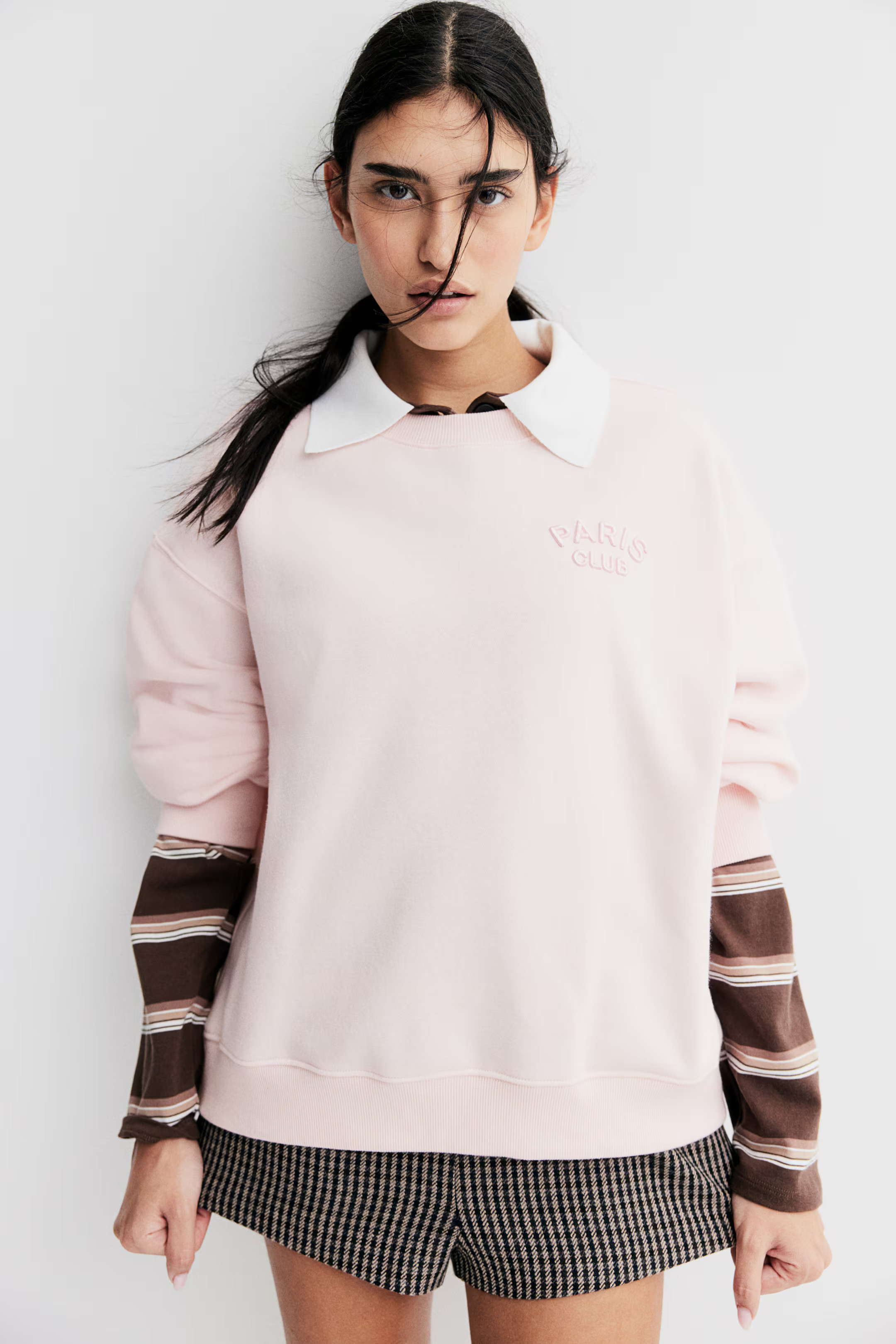 Sweatshirt with Text Motif | H&M (US + CA)