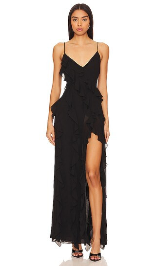 Nehna Gown in Black | Revolve Clothing (Global)
