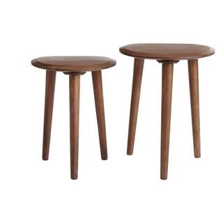 Home Decorators Collection Haze Finish Wood Accent Tables (Set of 2) (16 in. W x 21 in. H) ACB–... | The Home Depot