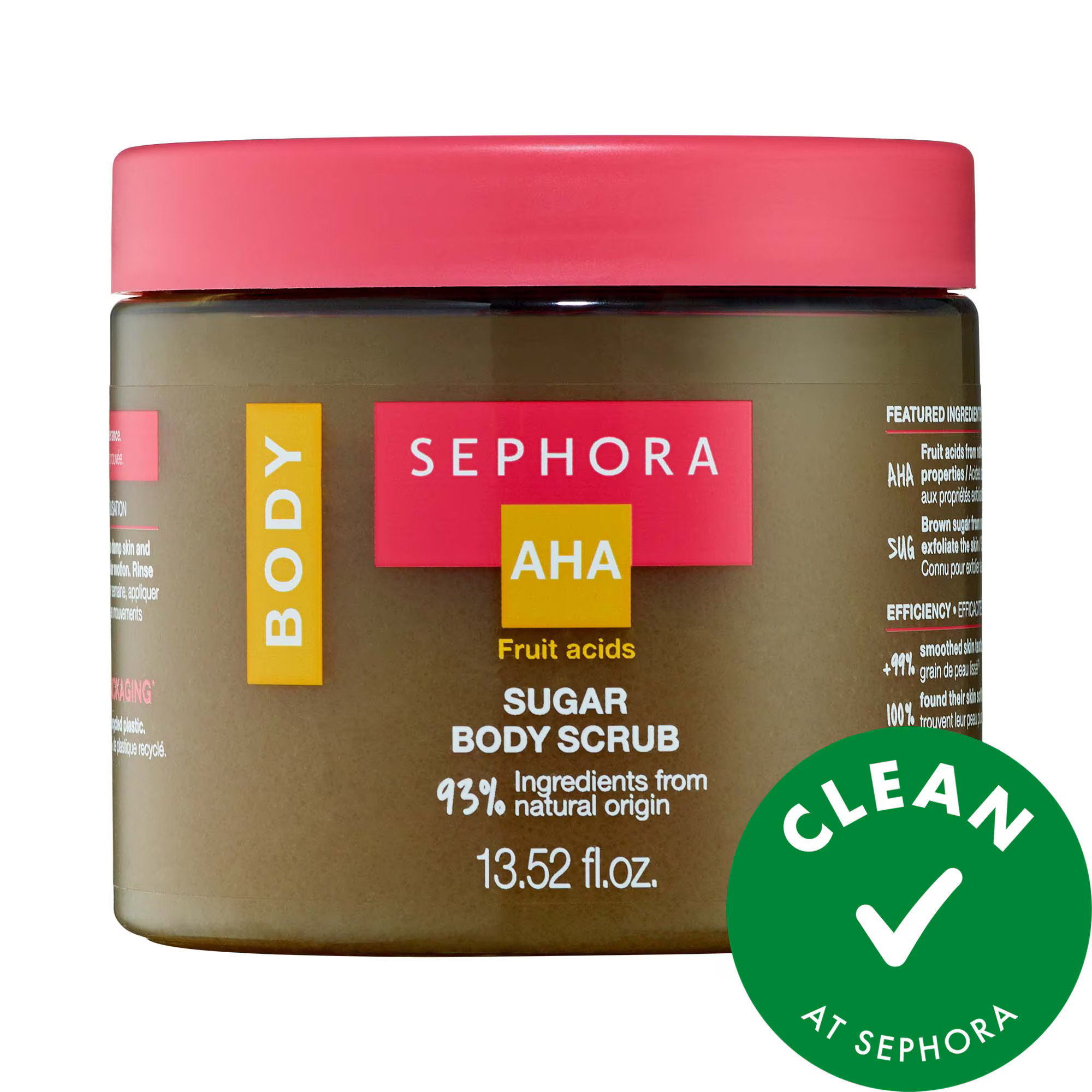 SEPHORA COLLECTION Sugar Body Scrub with AHA 13.52 oz / 399 mL | Sephora (US)