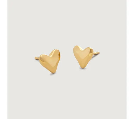 Heart Stud Earrings | Monica Vinader (US)