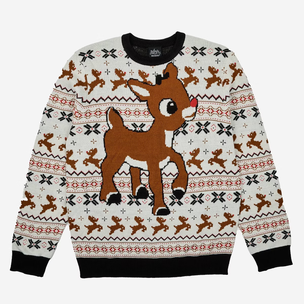 Men's Rudolph Pullover Sweater - White | Target