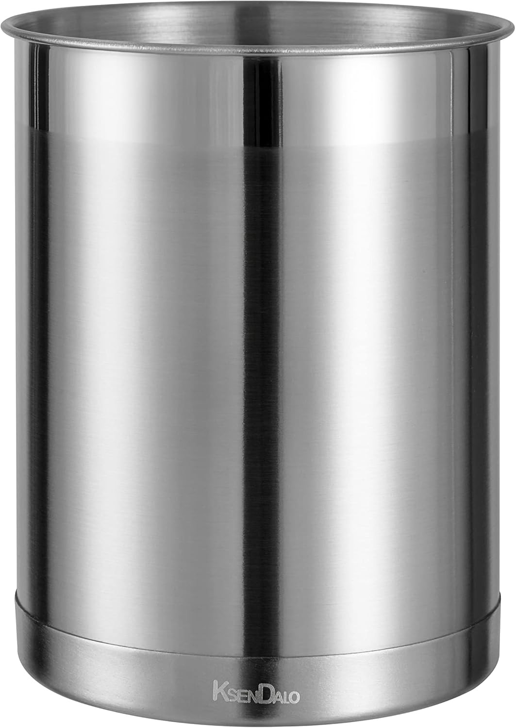 KSENDALO Stainless Steel Utensil Holder - 6.6* 5inch Round Kitchen Caddy, Crock, and Organizer fo... | Amazon (US)