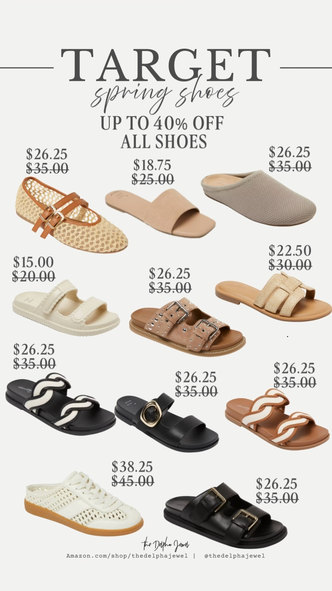 Up to 40% off the cutest sandals and shoes at @Target  ❤️👡

#LTKgrwm #LTKSaleAlert