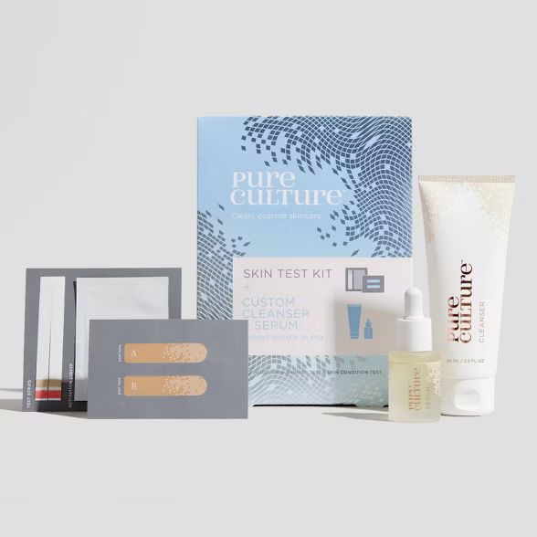 Pure Culture Beauty Skin Test + Custom Cleanser & Custom Serum - 3ct | Target