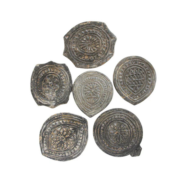 Vintage Carved Stone Biscuit Mould - Mystery Shape | Meridian