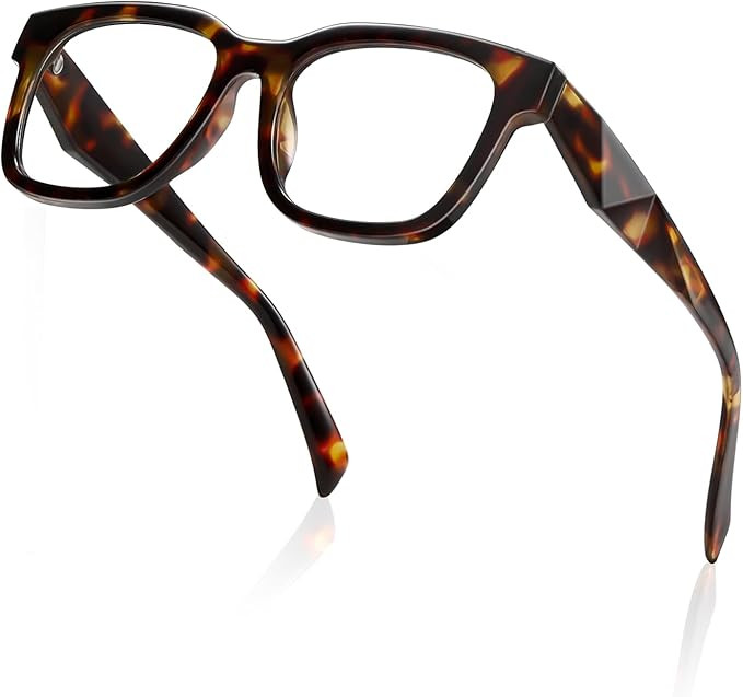 kimorn Blue Light Blocking Glasses,Anti Eyestrain & UV Protection,Square Frame Glasses for Women ... | Amazon (US)