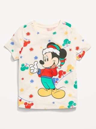 Disney© Unisex Mickey Mouse Holiday Graphic T-Shirt for Toddler | Old Navy (US)