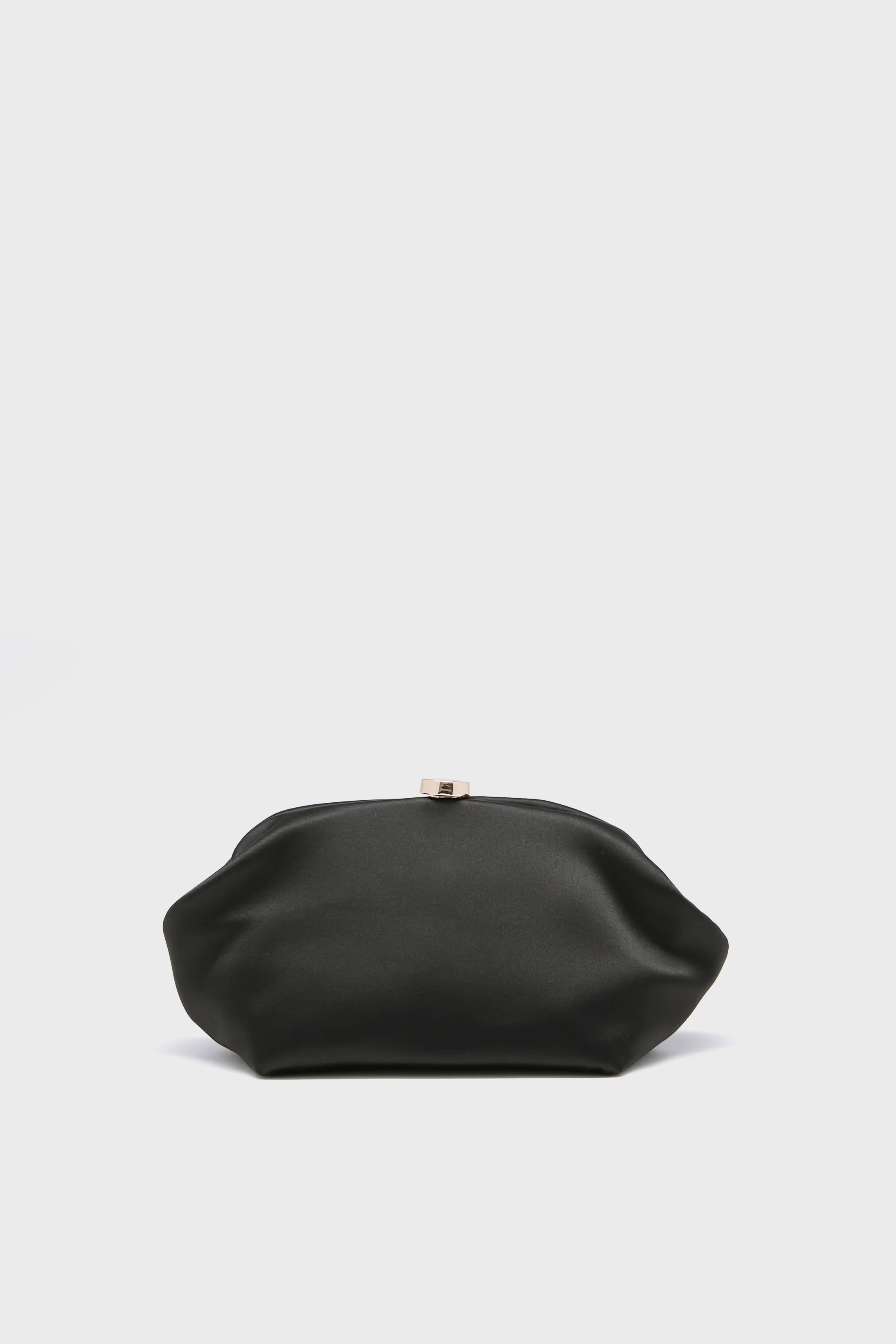 Black Karina Satin Clutch | Tuckernuck (US)