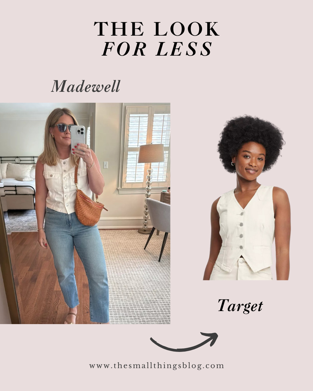  

 Look for less, daily dupe, target, Madewell

#LTKFindsUnder50 #LTKWorkwear #LTKStyleTip