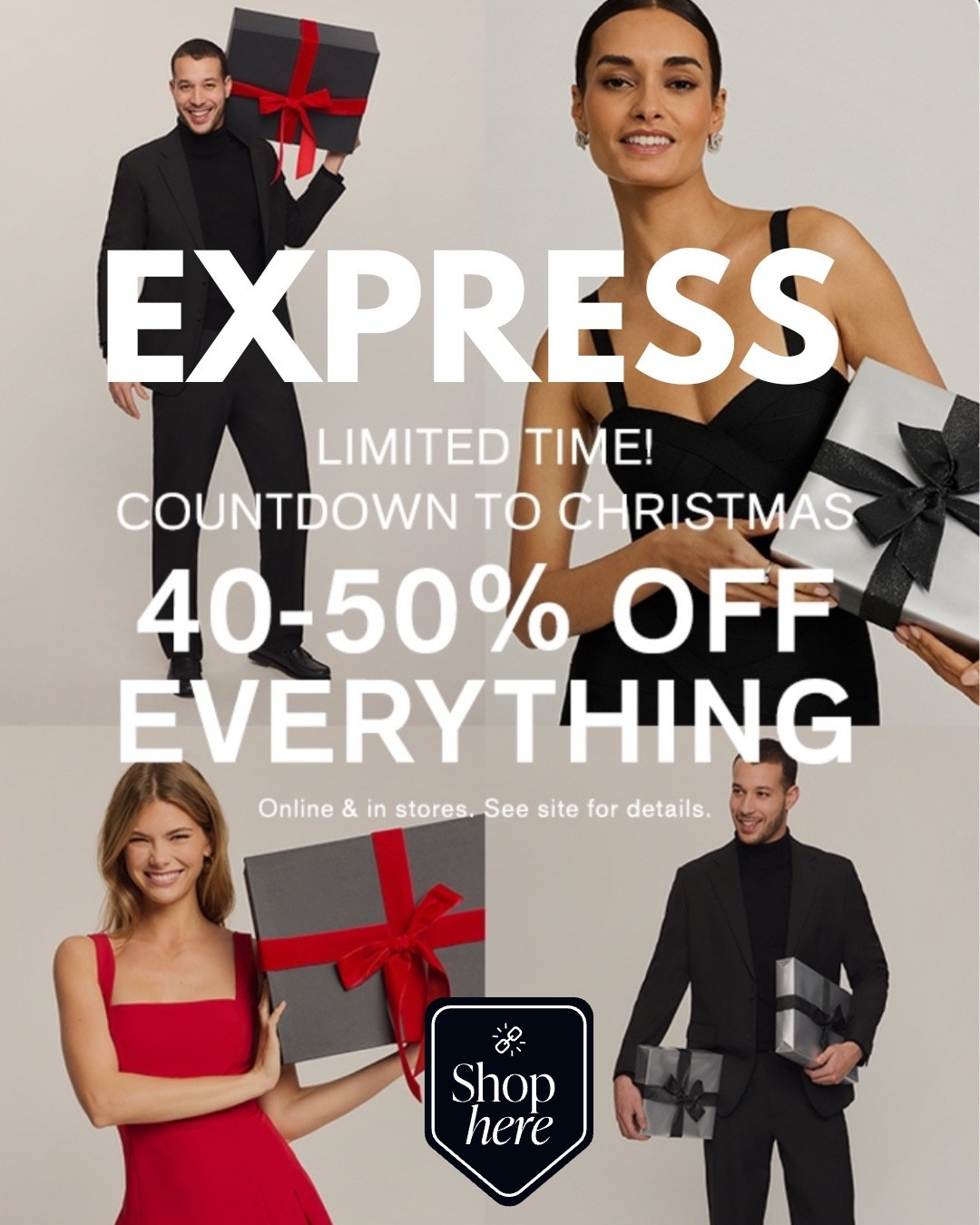 SALE at Express‼️ 40% to 50% OFF Site Wide!! 🛍️  Tap any photo to shop the entire Sale!!
Gifts 🎁- Christmas Dress 👗 Party Outfit- Friendsgiving - Holiday Outfit - Christmas Dress - XMas Gifts - WorkWear- New Years Eve 

Follow my LTK @fashionistanyc on the @shop.LTK app to view this post and get my exclusive app-only content!

#liketkit #LTKSaleAlert #LTKGiftGuide #LTKSeasonal #LTKHoliday #LTKootd #LTKgrwm #LTKFindsUnder50 #LTKdayinmylife
@shop.ltk
https://liketk.it/5D4I1