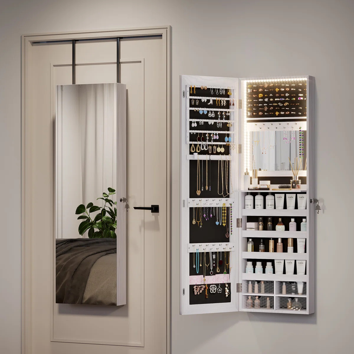 14.5'' Wide Jewelry Armoire | Wayfair North America