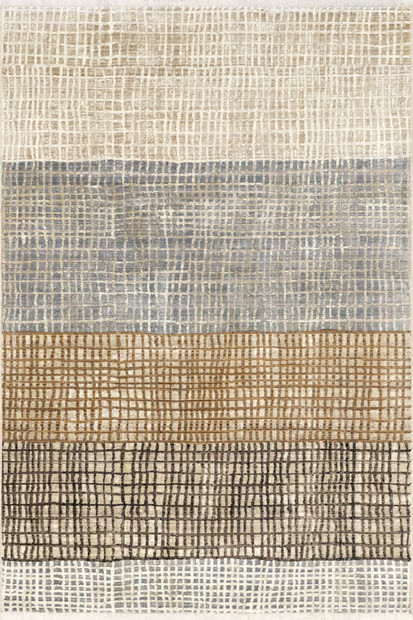 Multicolor Park Abstract Checked Area Rug | Rugs USA
