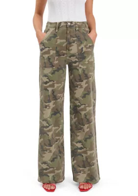Women's Far Out Patchpocket High Rise Wide Leg Jeans | Belk