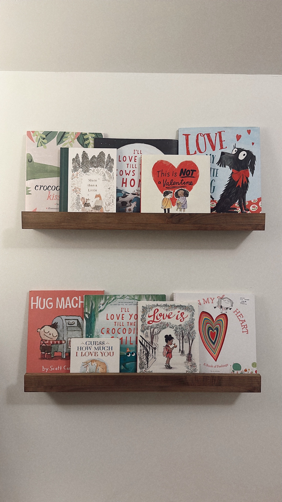 Children’s books
Valentines books
Books about love 
Nursery book wall 

#LTKFindsUnder50 #LTKKids #LTKSeasonal