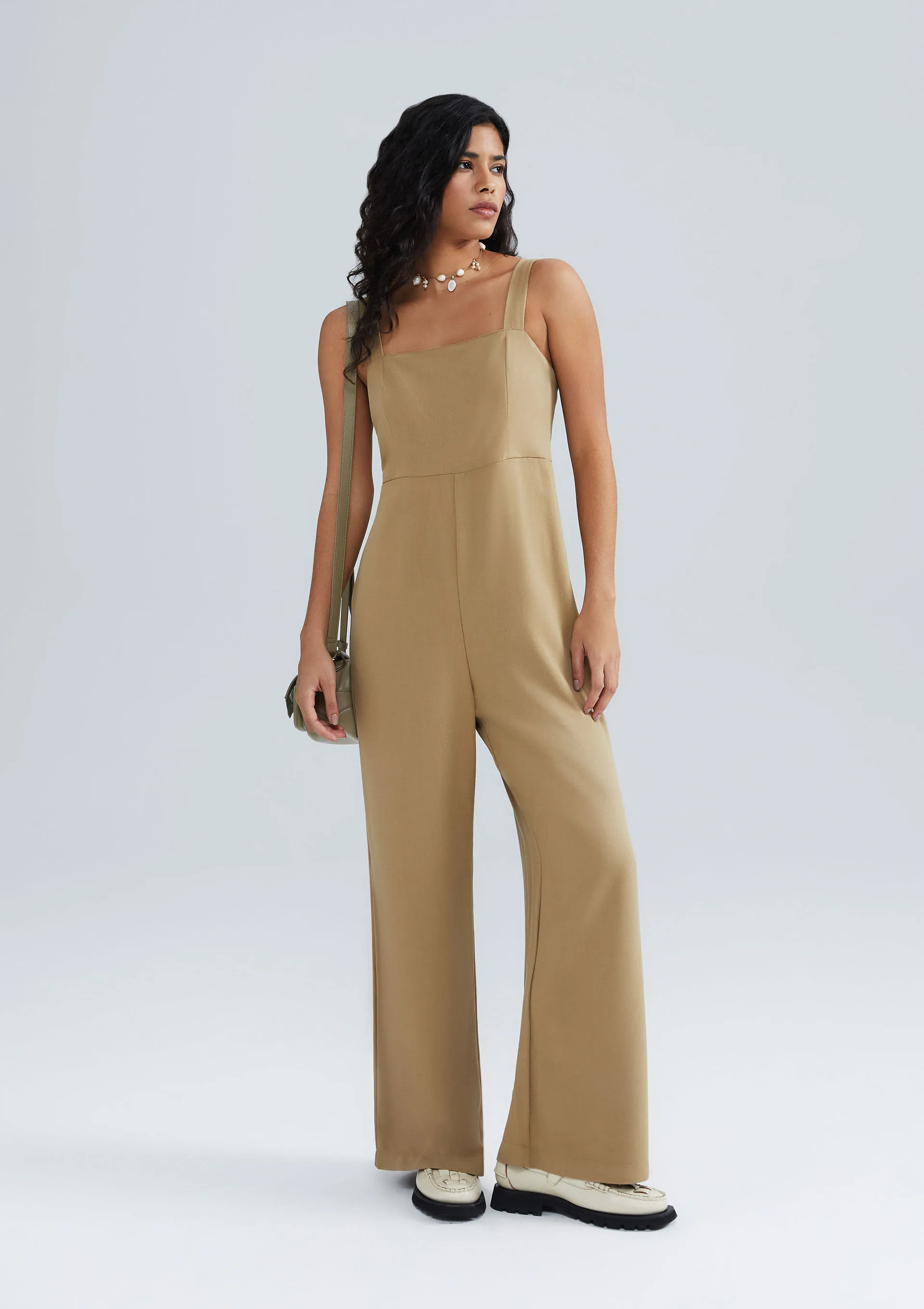 Macacão Longo Feminino Alças Médias - Hering Store | Hering (BR)