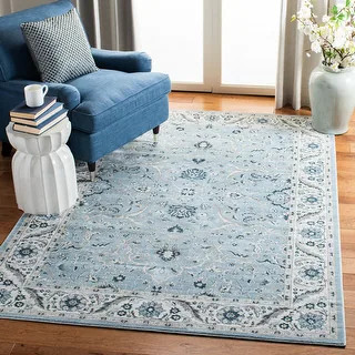 SAFAVIEH Isabella Pietra Traditional Oriental Rug - 2'2" x 5' - Light Blue/Cream | Bed Bath & Beyond