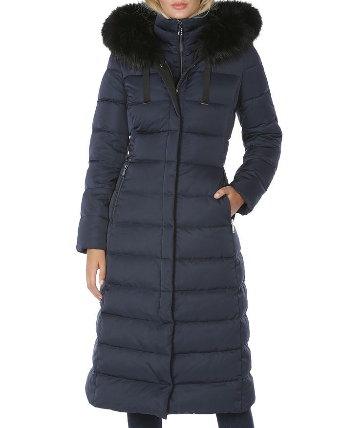 Nelly Faux Fur Trim Hooded Puffer Coat | Bloomingdale's (US)