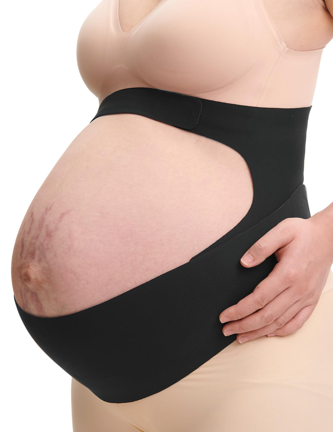 Momcozy Pregnancy Belly Band, CozySupport Ergonest Maternity Belly Band, Invisible Pregnancy Belt... | Amazon (US)