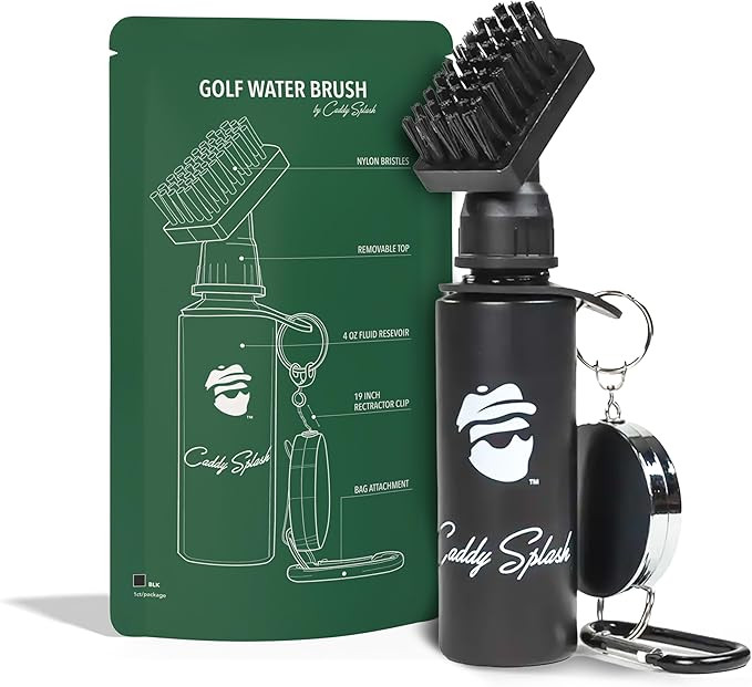 Caddy Splash Golf Club Brush Cleaner with Water - Heavy Duty Retractable Clip- Squeeze Bottle for... | Amazon (US)