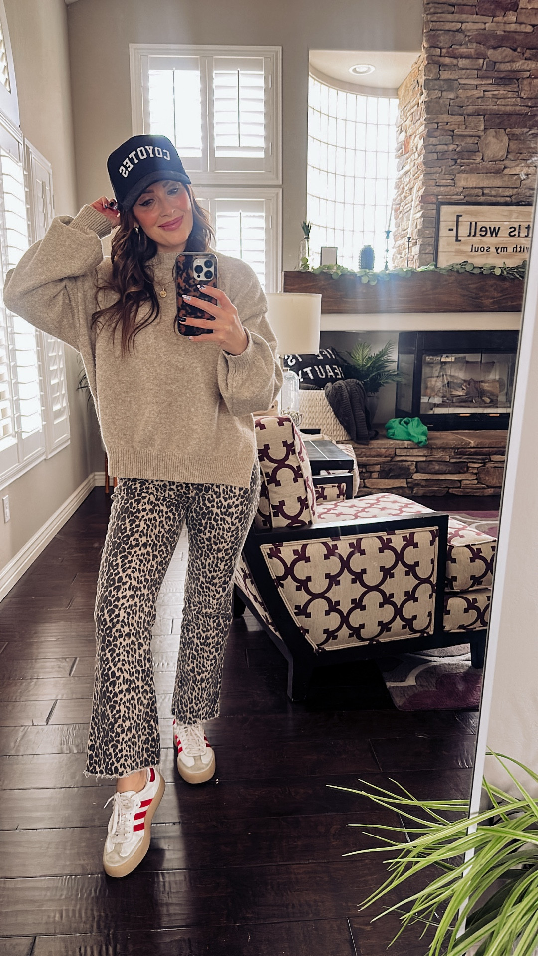 Leopard is considered a neutral! I swear it goes with everything. 

Leopard pants | sweaters | sneakers 

#LTKootd #LTKOver40 #LTKdayinmylife