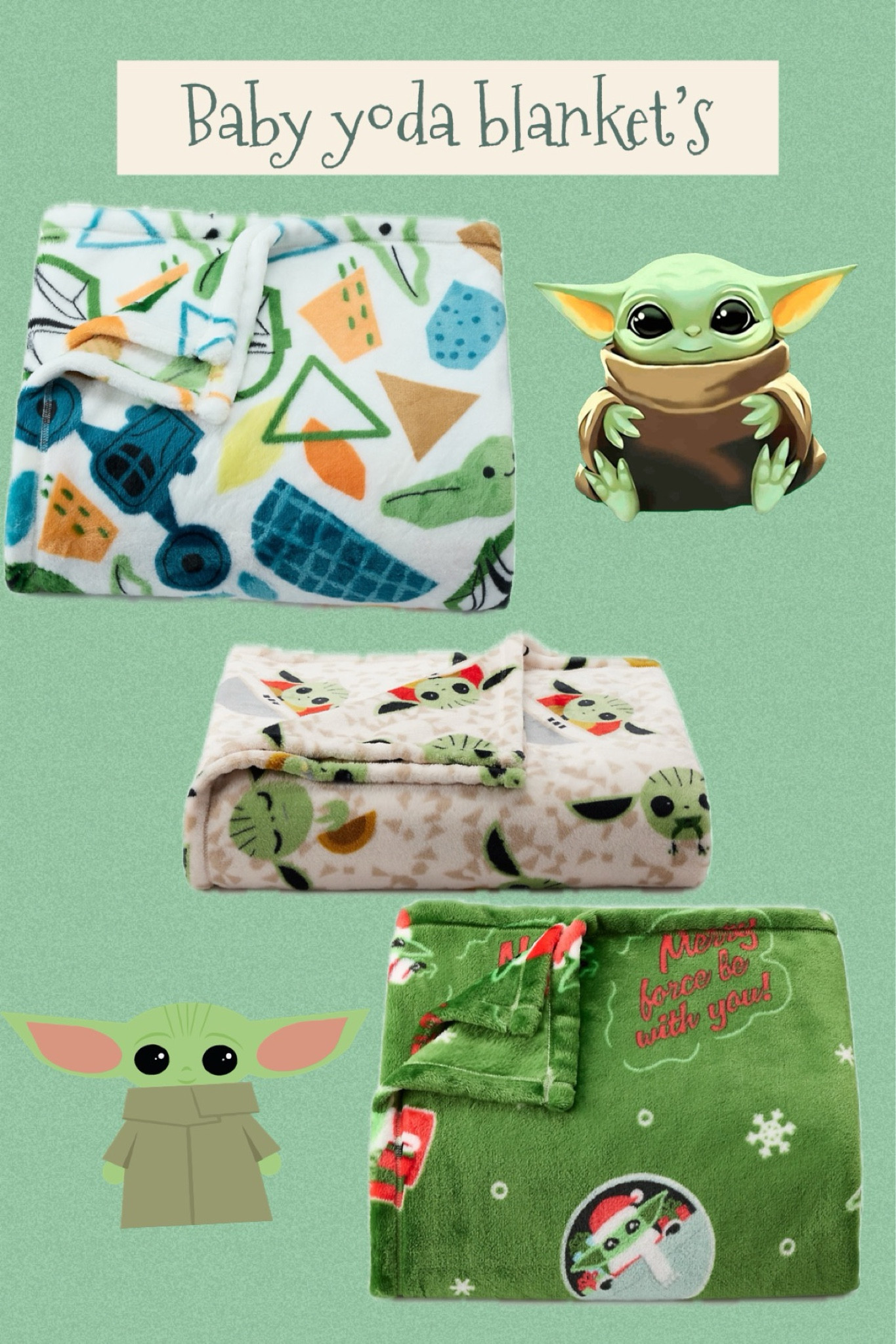 Baby yoda blanket’s Black Friday deals 

#LTKCyberWeek #LTKGiftGuide #LTKHoliday