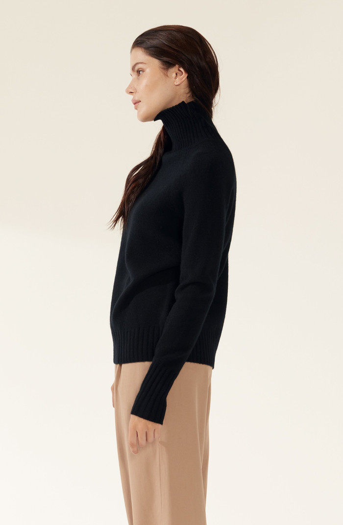 Emma Cashmere Relaxed Turtleneck Sweater | Nordstrom