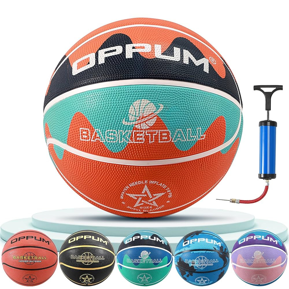 Indoor/Outdoor Basketballs -Size 3 (22"), Size 5 (27.5"), Size 7 (29.5") -Tailored for Toddlers, ... | Amazon (US)