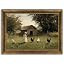 Gold Framed Canvas Wall Art, Rustic Vintage Farmhouse Girl Painting Picture Wall Decor, Country F... | Amazon (US)