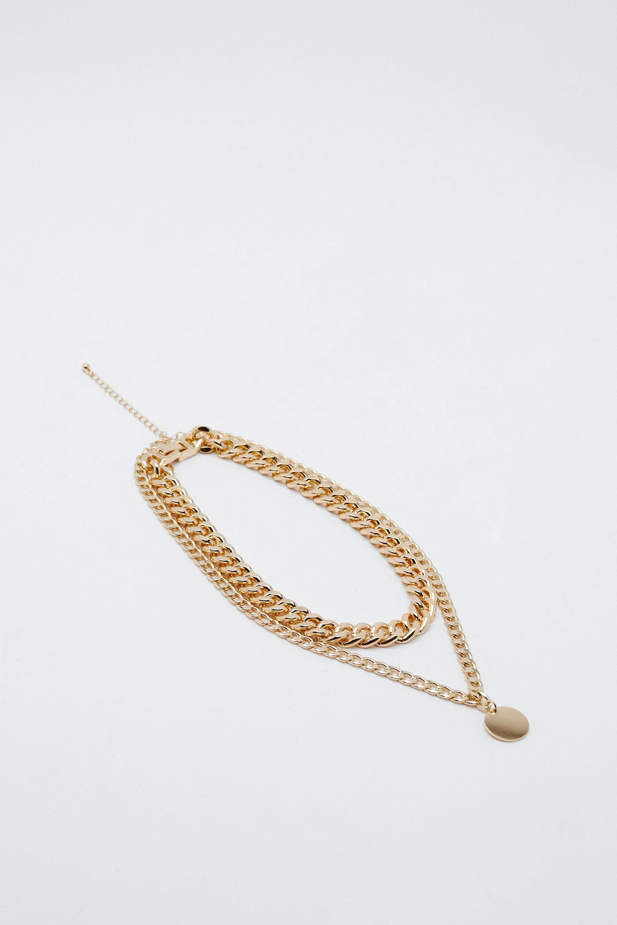 Recycled Coin Chain Necklace | Nasty Gal (US)