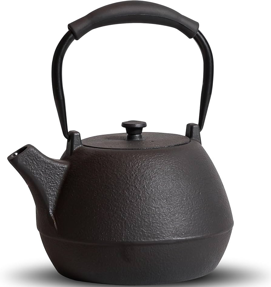 Cast Iron Teapot, 37oz Tea Kettle Stovetop Safe with Infuser for Tea Coffee, Handcrafted Japanese... | Amazon (US)