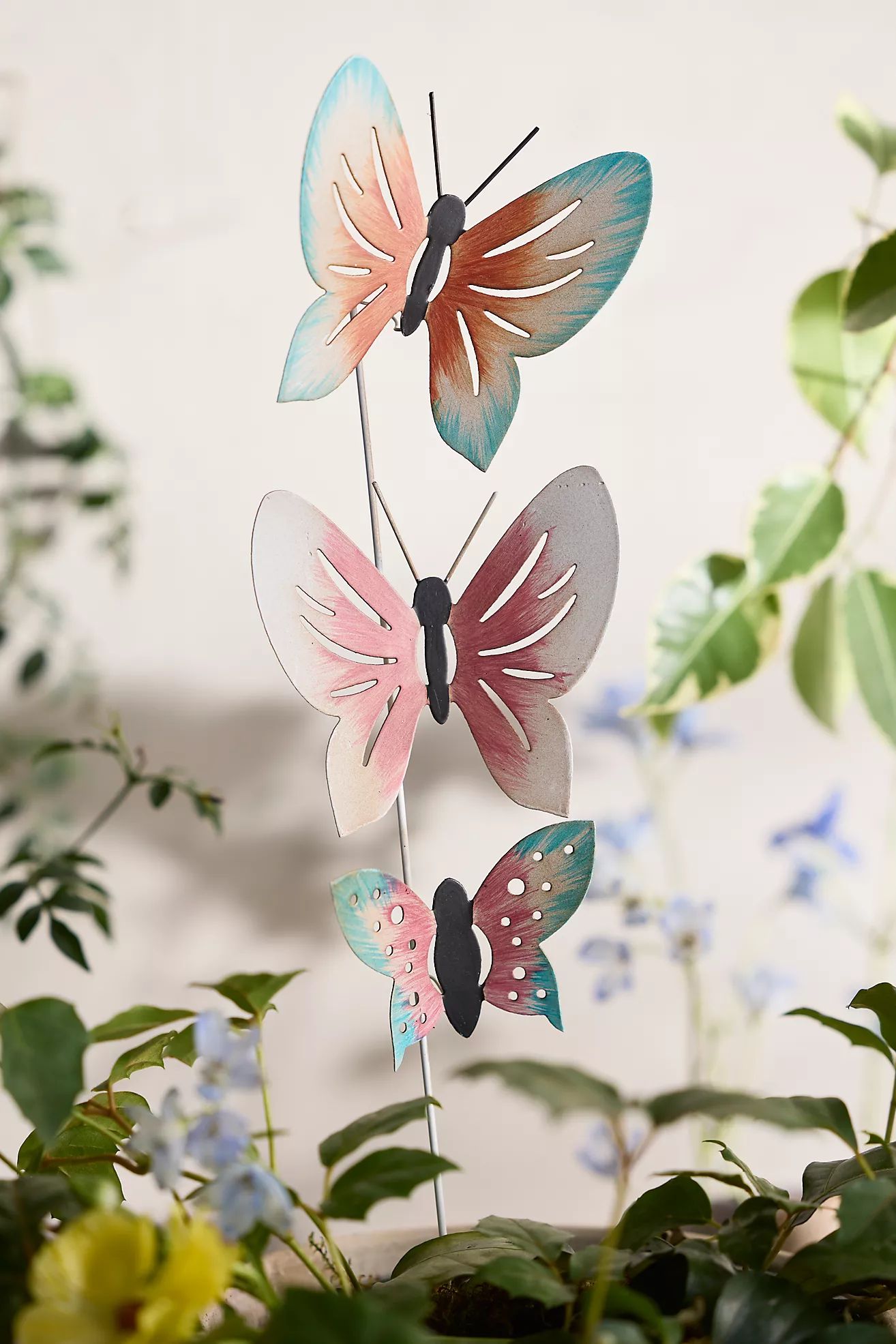 Butterfly Trio Iron Stake | Anthropologie (US)