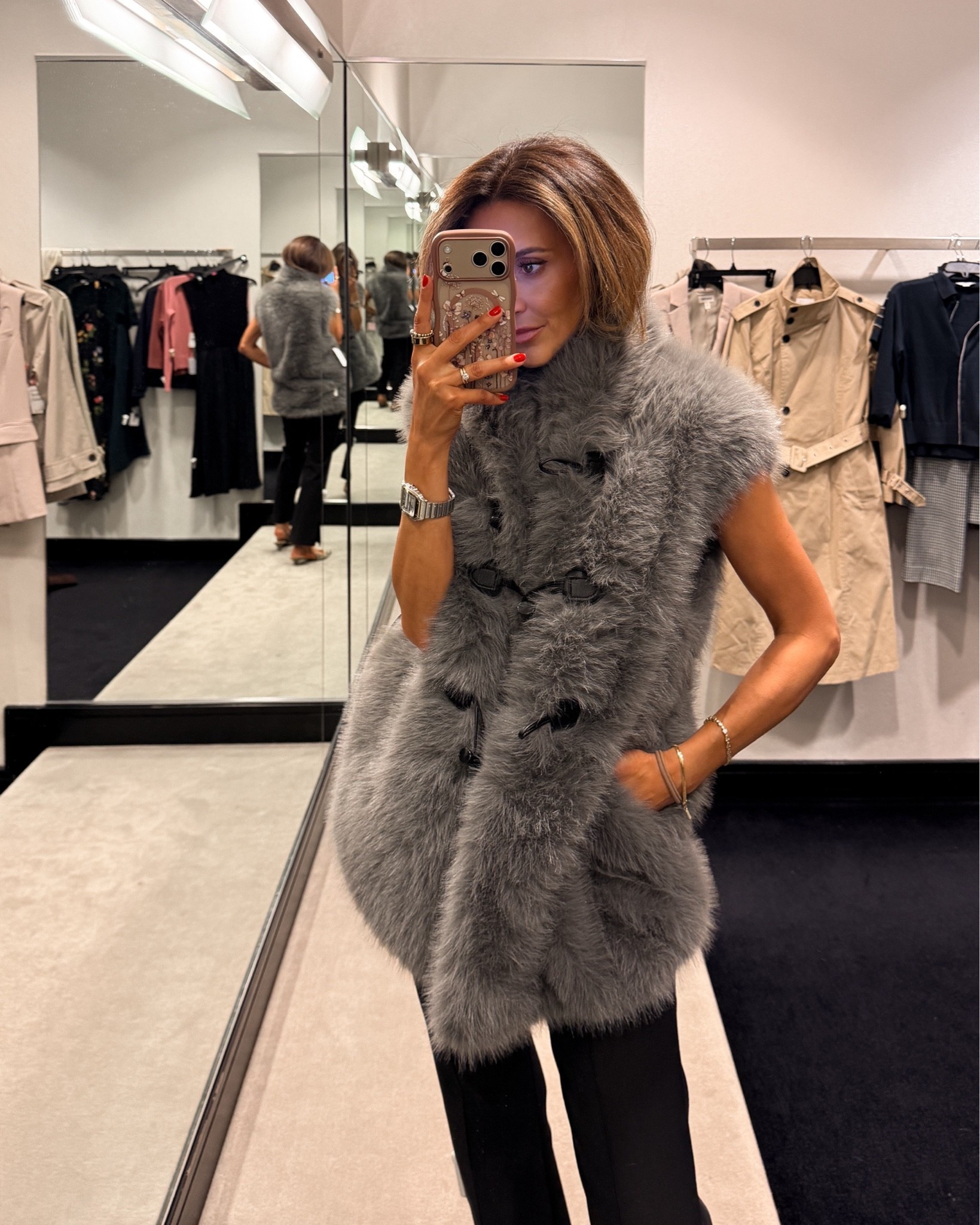 Nsale fur find: Love this statement vest, super cozy - size xs fits oversized

#LTKootd #LTKSeasonal #LTKSaleAlert