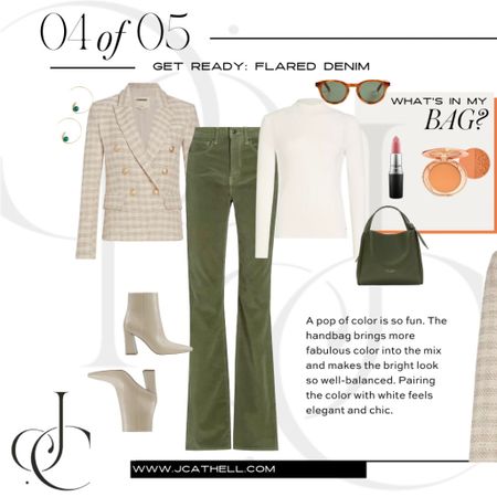 I love this look - these green cords from Veronica Beard pop so well!

Fall, fall look, denim

#LTKitbag #LTKover40 #LTKstyletip
