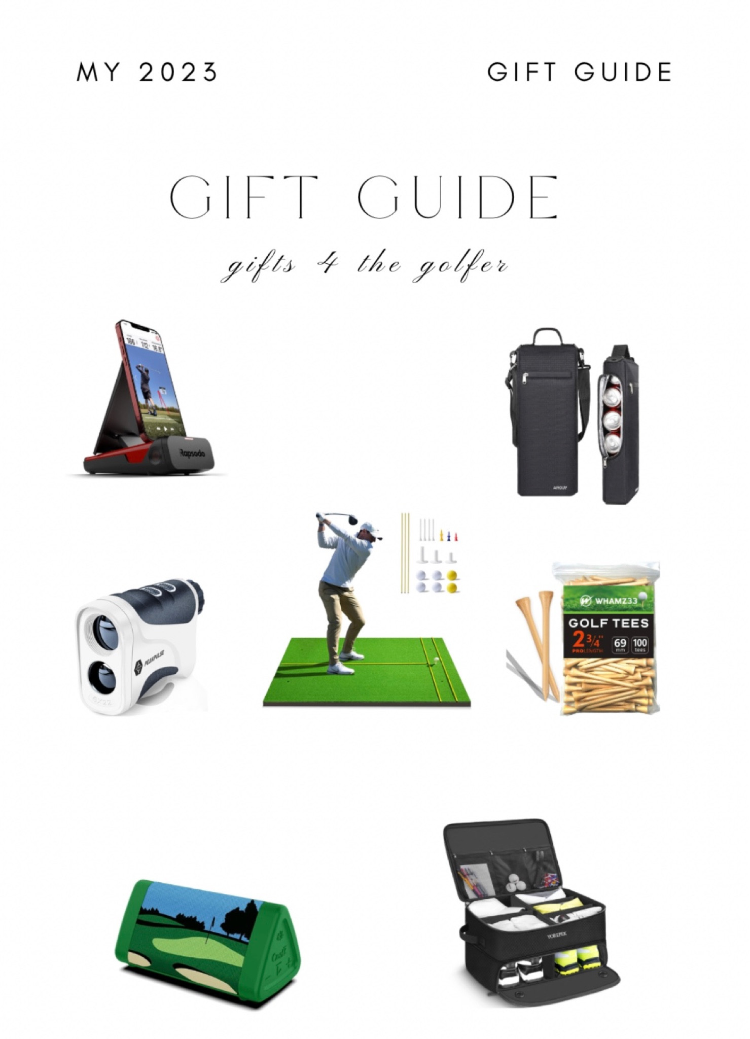 gift guide for him: golfer edition 
🏌🏻‍♂️💚⛳️

#LTKfitness #LTKGiftGuide #LTKmens
